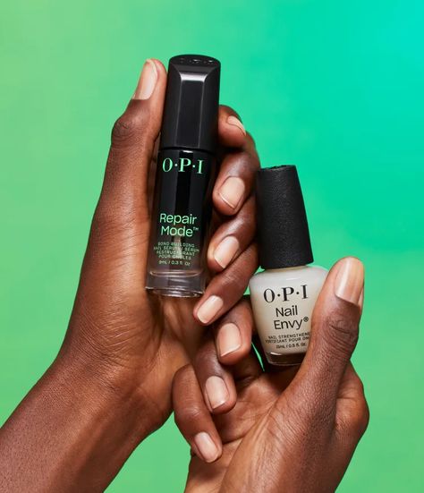 How to Layer Repair Mode™ and Nail Envy® | OPI Nail Envy Opi, How To Strengthen Nails, Strengthen Nails, Opi Nail Envy, Nail Repair, Nail Care Routine, Nail Envy, Nail Strengthener, Beauty Makeup Tips