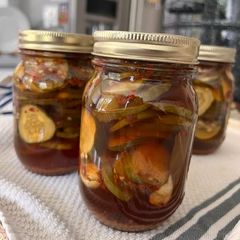 Old Bay Pickles – Triple B Farms Old Bay Pickles Recipe, Old Bay Pickle Recipe, Old Bay Pickles, Pantry Prepping, Sweet Pickles Recipe, Pickle Recipes Homemade, Pickled Green Beans, Food Canning, Dried Dill