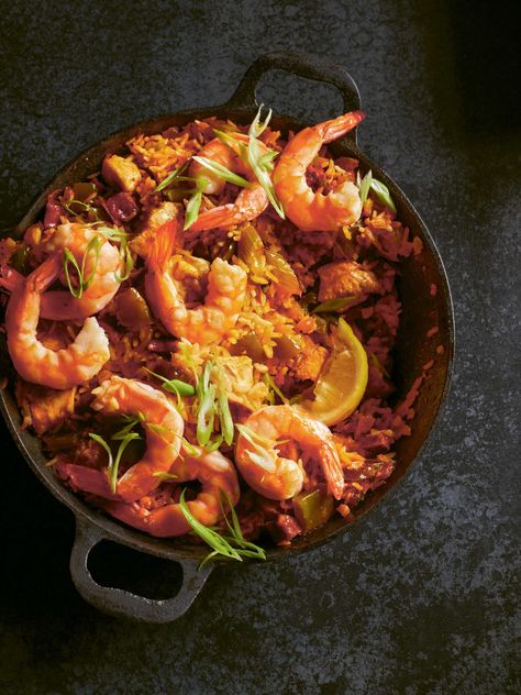 Rick Stein Recipes, Easy Suppers, Rick Stein, Chicken Chorizo, Shell Fish, Prawn Curry, Chicken Ideas, Jambalaya Recipe, Prawn Recipes