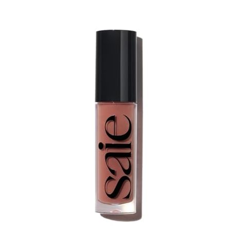 Saie Glossybounce High-Shine Hydrating Lip Oil Gloss - Non-Sticky, Sheer Tinted Lip Gloss with Hyaluronic Acid + Jojoba Oil for Long-Lasting Moisture - Dip (.17 oz) Saie Lip Gloss, Lip Gloss Oil, Tinted Lip Oil, Tinted Lip Gloss, Hydrating Lip Gloss, Lip Oil, Lip Tint, Makeup Skin Care, Men's Grooming