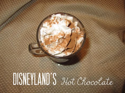 Disney Hot Chocolate Recipe, Gourmet Hot Chocolate Recipe, Crock Pot Hot Chocolate Recipe, Christmas Hot Chocolate Bar, Grand Californian Hotel, Best Hot Chocolate Recipes, Disney Dishes, Gourmet Hot Chocolate, Hot Cocoa Recipe