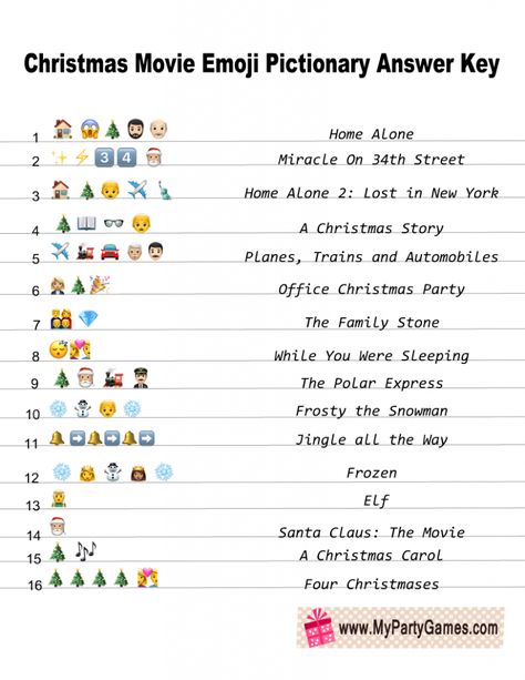 Free Printable Christmas Movie Emoji Pictionary Quiz Emoji Christmas Movie Game, Christmas Movie Emoji Game Answers, Christmas Emoji Game Free Printable With Answers, Holiday Emoji Game, Christmas Movie Games Free Printable, Christmas Quiz Ideas, Christmas Movie Trivia Printable, Emoji Movie Quiz Answers, Christmas Movie Activities