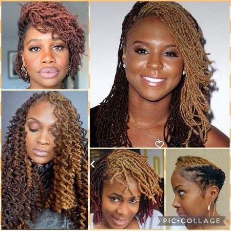 Two Tone Locs Black Women, Two Toned Locs, Two Tone Locs, Long Loc Styles, Sister Locs, Starter Locs, Dope Hairstyles, Loc Styles, Black Girls Hairstyles