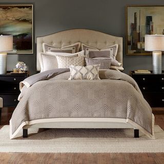 Beautiful Bedroom Designs, Grey Comforter Sets, Grey Comforter, Grey Bedroom, King Comforter Sets, Queen Comforter Sets, Gray Bedroom, Madison Park, Bedroom Paint