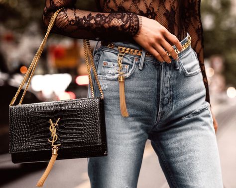 Ysl Kate Bag Outfit, Ysl Kate Bag, Maquillage Kylie Jenner, Influencer Photography, Ysl Crossbody Bag, Ysl Kate, High Class Fashion, Ysl Handbags, Kate Bags