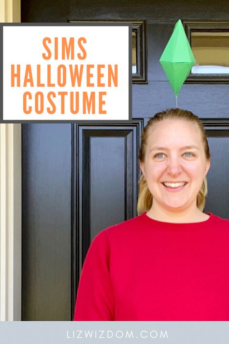 Sims Headband Diy, Sims Halloween Costume Diy, Sims Costume Halloween, The Sims Halloween Costume, Sims Costume Diy, Carol Baskin Costume, Sims Cosplay, Sims Halloween Costume, Sims Halloween