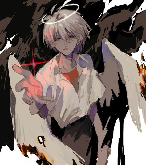 Evangelion Kaworu, Evangelion Shinji, Evangelion Art, Neon Evangelion, Neon Genesis, Neon Genesis Evangelion, Cartoon Art Styles, White Hair, Pretty Art