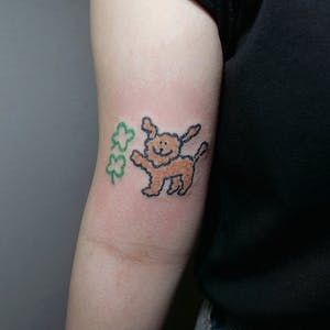 Tattoo uploaded by mello | Crayon tattoo by Mello #Mello #Mellowhatever #crayontattoo #childdrawing #childlike #fun #cute #koreanartist #seoultattoo #animal #love #cat #music #skateboard #drink #cocktail #jazzcat #notes | 1476443 | Tattoodo Childlike Tattoos, Crayon Tattoo, Animals Tattoos, Jazz Cat, Cat Music, Tattoo Board, Animal Love, Love Cat, Book Tattoo