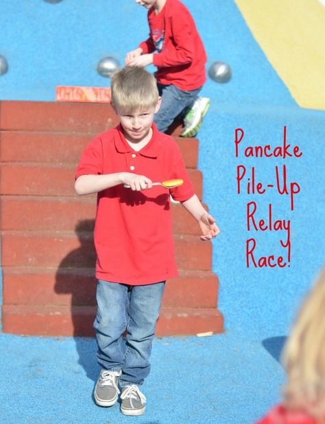 Happy National Pancake Day! Pancake Pile-Up {Game Review and Giveaway!} Pancake Day Games, National Pancake Day, Relay Games, Pancake Party, Stack Of Pancakes, Before School, Pancake Day, Toss Game, Breakfast Pancakes