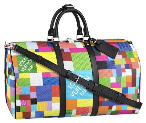 Black Canvas Louis Vuitton Bags - 70% - 90% off at Tradesy Canvas Duffle Bag Men, Duffle Bag With Wheels, Weekend Duffle Bag, Sac Louis Vuitton, Weekend Bags, Canvas Duffle Bag, Louis Vuitton Keepall, Leather Luggage, Carry On Luggage