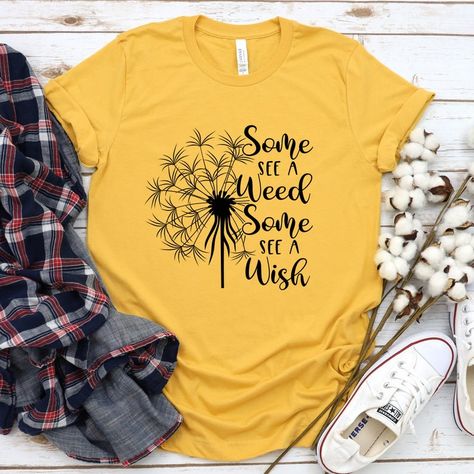 Some See A Wish Dandelion Svg Dandelion Svg for Shirt | Etsy Dandelion Svg, Scatter Kindness, Kindness Svg, Flower Svg Files, Kindness Shirt, Cute Shirt Designs, Vinyl Shirts, Kindness Shirts, Cricut Creations