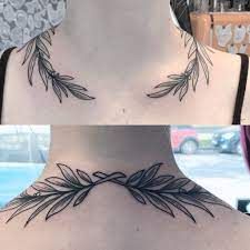 Tattoo uploaded by Laura de Baptistis • Tattoodo Leaf Tattoo Ideas, Self Tattoo, Mirror Tattoos, Clavicle Tattoo, Collarbone Tattoo, Cowboy Tattoos, Henna Nails, Leaf Tattoo, Healing Tattoo