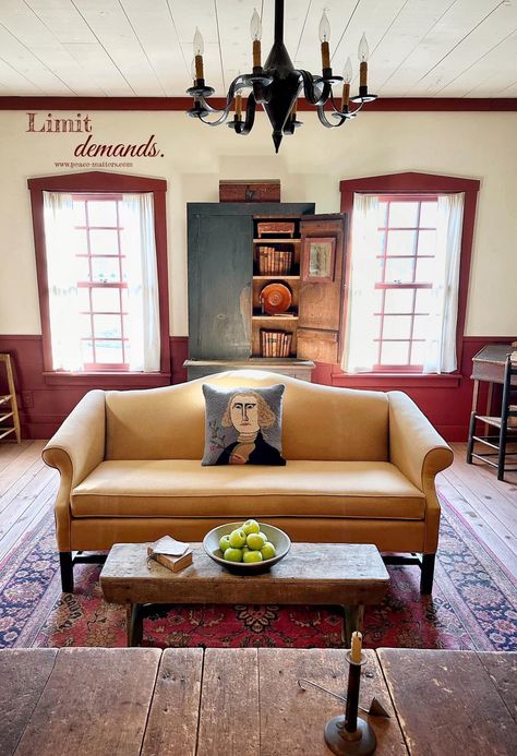 Fall Living Room, Gathering Room, Colonial House, Early American, Interior Trim, House Ideas, Thing 1, Trim, Living Room