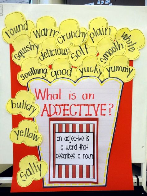 Teaching Adjectives, Adjectives Activities, Teaching Ela, Teaching Grammar, Teaching Language Arts, Classroom Language, Teaching Literacy, Classroom Fun, English Language Arts