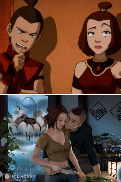 Suki & Sokka (Avatar: Last Airbender) Avatar Sokka And Suki, Sokka X Suki Fanart, Azula And Sokka Ship, Sokka And Suki Fanart, Sokka X Azula, Sokka X Suki, Suki Fanart, Sokka Fanart, Sokka And Suki