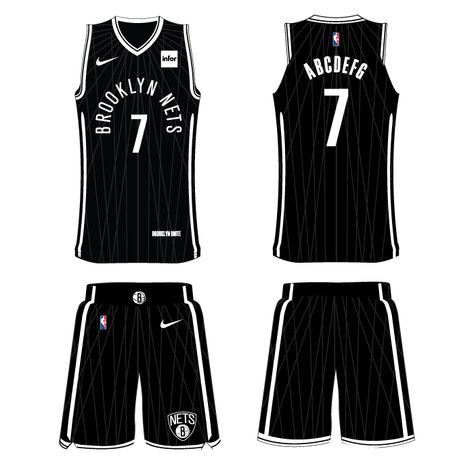 Brooklyn Nets Uniform Alternate Uniform (2017/18) - The Brooklyn Bridge is more than a roadway; it is a lifeline connecting busy and diverse communities. With a graphic wiring pattern inspired by the bridge's steel cables, and the mantra ( Best Basketball Jersey Design, Word Mark Logo, Brooklyn Nets, Nba Teams, Basketball Jersey, Jersey Design, Sports Logo, Brooklyn Bridge, Brooklyn