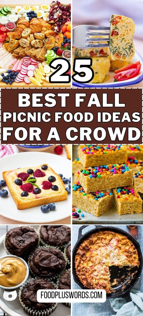 Picnic Breakfast Ideas, Fall Picnic Food Ideas, Fall Picnic Food, Food Ideas For A Crowd, Romantic Picnic Food, Picnic Finger Foods, Picnic Party Food, Picnic Food Ideas, French Picnic