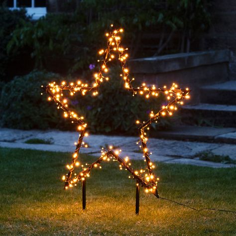 1m Christmas Star Stake Light Joy Decorations, Diy Natal, Christmas Decorations Diy Outdoor, Led Christmas Lights, Christmas Yard, Christmas Garden, Outdoor Christmas Lights, Christmas Star, Decoration Christmas