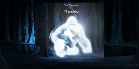 Harambe Patronus Patronus Quiz, Patronus Harry Potter, Gorillaz Band, Harry Potter Quiz, Online Quiz, J K Rowling, R Movie, Personality Quizzes, Personality Quiz