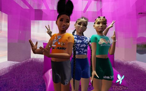 Sims4cc Clothes, Toddler Hair Sims 4, Cc Folder, Sims 4 Cc Kids Clothing, Play Sims 4, Free Sims 4, The Sims 4 Packs, Sims 4 Children, Sims 4 Body Mods