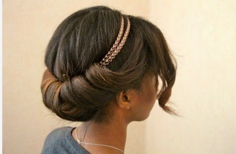 Chignon Headband Hair Tutorial! :) #Beauty #Trusper #Tip