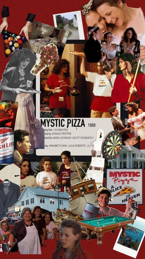 All time favorite movie #movies #juliaroberts #mysticpizza #90smovie Pizza And Netflix Aesthetic, Licorice Pizza Movie Poster, Mystic Pizza Aesthetic, Pizza And Movie Night Aesthetic, Mystic Pizza Julia Roberts, Julia Roberts Mystic Pizza, Julia Roberts Movies, Mystic Pizza, Annabeth Gish