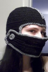 Helmet with Visor: Free #crochet and #knit balaclava patterns to keep you warm this winter! Visor Pattern, Sk 2, Knit Balaclava, Crochet Apparel, Dc 10, Knitted Balaclava, Helmet Hat, Crochet Beanie Hat, Crochet Cap