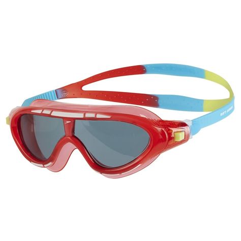 Speedo Junior Biofuse Rift Swimming Mask 6 - 14 Years Lava Red, Children Swimming Goggles Speedos, Nordic Walking, Swimming Diving, Kitesurfing, Swimming Goggles, Windsurfing, Taekwondo, Badminton, Sport Fashion