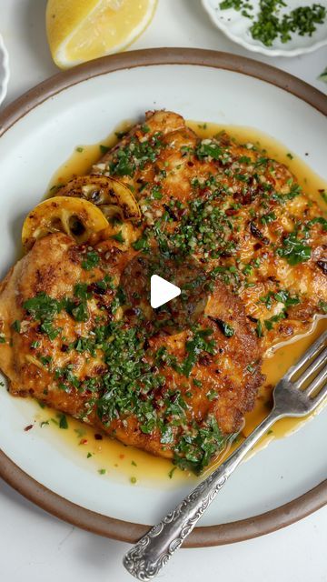 Chicken Dinner For Two, Crowned Eagle, Chicken Francese, Chicken Boneless Breast Recipes, Chicke Recipes, Aleppo Pepper, False Advertising, Garlic Clove, Fun Easy Recipes