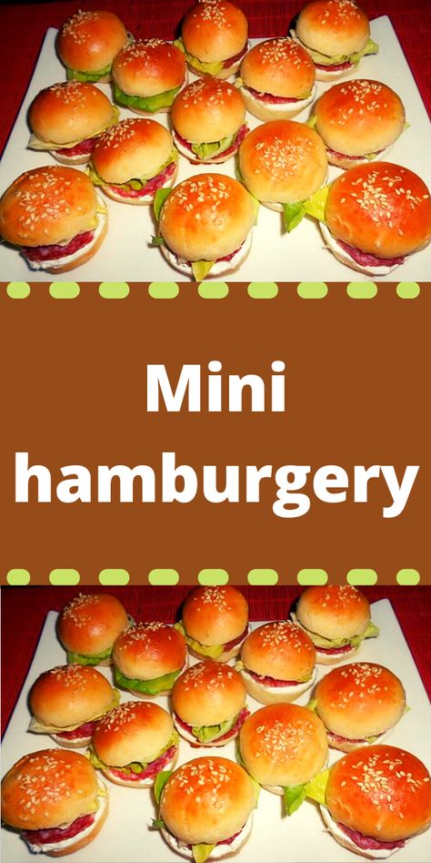 Mini Hamburger, Mini Hamburgers, Mini Burger, Mini Burgers, Hamburger Bun, Salmon Burgers, Buns, Food Art, Food And Drink