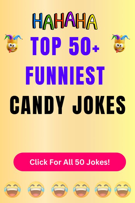 Check Out The Top 50+ Funny Candy Jokes And Puns. Click For All 50+ Hilarious Candy Jokes! Funny Candy Puns, Eye Candy Quotes, Candy Puns, Morning Jokes, Nutty Buddy, Top Jokes, Funny Candy, Jokes And Puns, Top Video Games