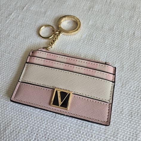 Victoria Secret Keychain / Credit Card Holder. Nwot. Never Used. Very Pretty! Victoria Secret Keychain, Victoria's Secret Wallet For Daily Use With Card Slots, Victoria Secret Key Chain, Trendy Pink Victoria's Secret Wallet, Cheap Pink Victoria's Secret Wallet, Victoria Secret Wallet Keychain, Secret Wallet, Car Deco, Victoria Secrets