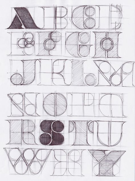 Letter Sketches Alphabet, Letter Sketch, Sketch Typography, Joseph Walsh, Lettering Logotype, Typography Sketch, Typography Drawing, Tipografi 3d, Wrist Tattoo Designs