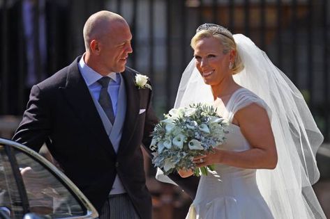 mike-zara-tindall-royal-wedding Lena Name, Zara Tindall, Zara Phillips, Wedding Renewal Vows, Principe William, Mike Tindall, Principe Harry, Princess Anne, Royal Weddings