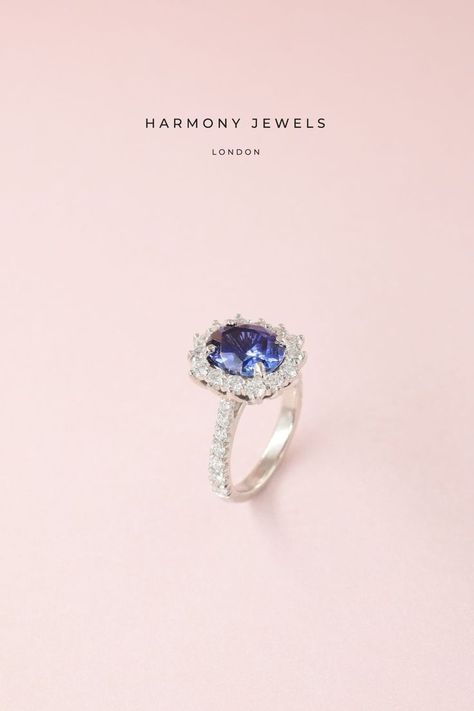 Check out this Oval Blue Sapphire in a Cluster Halo engagement ring with Micro set shoulders Blue Sapphire Engagement Ring, Sapphire Engagement Ring Blue, Sapphire Engagement Ring, Sapphire Engagement, Engagement Rings Sapphire, Halo Engagement Ring, Halo Engagement, Blue Sapphire, Baby Blue