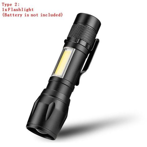 Battery Lamp, Portable Lantern, Camping Lamp, Tactical Flashlight, Sanya, Torch Light, Pocket Light, Work Light, Solar Led