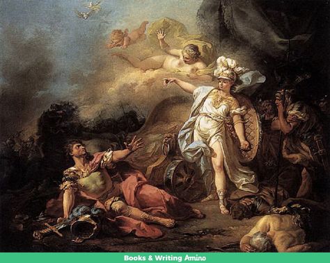 Jacque Louis David, Neoclassical Art, Mythology Paintings, Greek Pantheon, Ancient Greek Gods, Greek Gods And Goddesses, Greek Mythology Art, Roman Mythology, Goddess Of Love