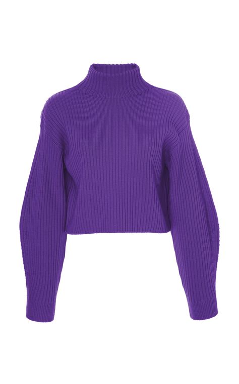 Click product to zoom Purple Turtleneck, Basic Clothes, Ribbed Turtleneck Top, Aesthetic Sweaters, Rib Sweater, Merino Sweater, Ribbed Turtleneck Sweater, Purple Shirt, Wool Turtleneck