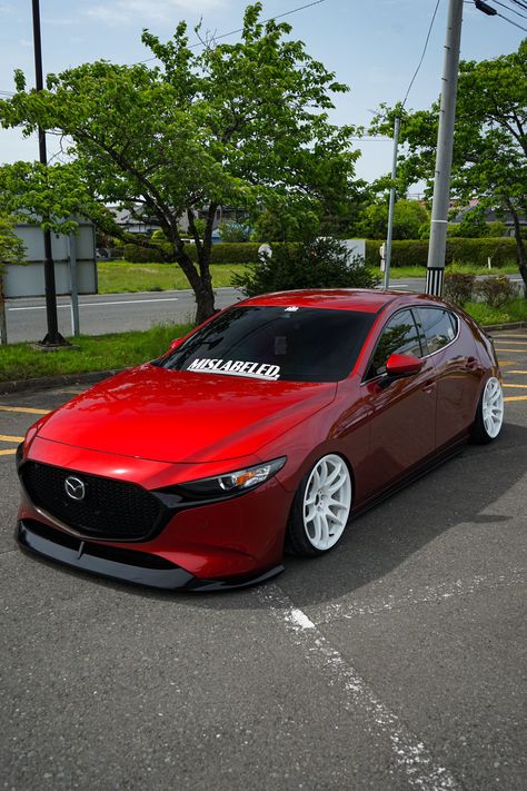 Stance Mazda 3 #Mazda #rx7 #miata #mazda3 #jdm #wheels #stance #fitment #lowlife #hellalow https://shinegraffix.com Mazda 3 Modified, Mazda 3 Hatchback Modified, Rx7 Miata, Mazda 3 Gt, Mazda Atenza, Goals 2025, Jdm Wheels, Car For Teens, Mazda 3 Sport