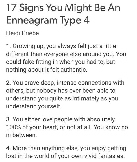 17 Signs You Might Be An Enneagram Type 4. Part 1 4w3 Enneagram Enfp, Enneagram 4 Wing 5, Enneagram Type 4 Wing 5, Type Four Enneagram, 4w3 Enneagram, 4w5 Enneagram, Enneagram 4w5, Enneagram Type 4, Type 4 Enneagram