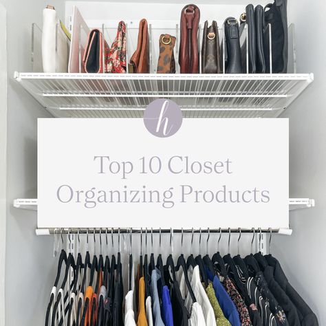 Top 10 Closet Organizing Products - Horderly Black And White Closet, Customized Closet, Hanging Pants, Closet Solutions, Organizing Products, Huge Closet, White Closet, No Closet Solutions, Baby Bathroom