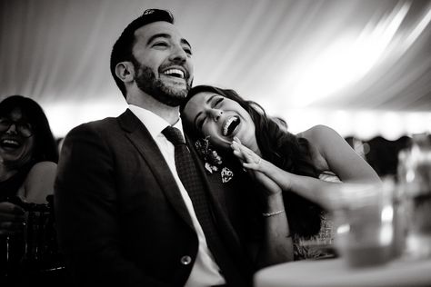 Tented Wedding Reception, Couple Laughing, Tented Wedding, Vermont Wedding, Indian Photography, Bride And Groom Photos, Resort Wedding, Fashion Couple, Wedding Pics