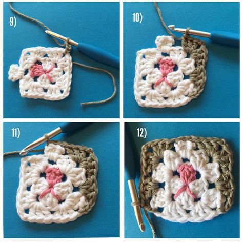 Cat Granny Square Crochet, Cat Granny Square, Square Crochet, Granny Squares Pattern, Pattern Images, Crochet Applique, Yarn Projects, Crochet Squares, Crochet Cat