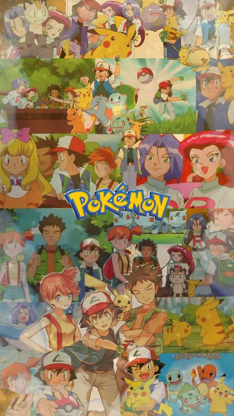 #pokemon #indigoleague #wallpaper #pokemonaesthetic #collage Pokemon Collage Wallpapers, Pokemon Collage, Collage Wallpapers, Pokemon, Wallpapers, Collage, Pokémon