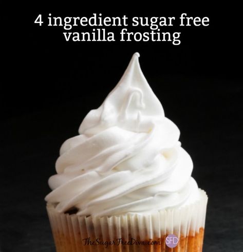 Sugar Free Frosting Recipe, Sugar Free Icing, Sugar Free Cake Recipes, Sugar Free Chocolate Cake, Sugar Free Frosting, Sugar Free Peanut Butter, Sugar Free Baking, Sugar Free Sweets, Sugar Free Cake