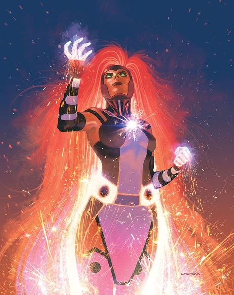 In March, Wonder Woman and Flash revert to legacy numbering, Batman meets a new villain, Superman's secret identity fallout continues - and more. Justice League Odyssey, Dc Starfire, Starfire Dc, Nightwing And Starfire, Dc Comics Girls, Dragon Comic, Female Hero, Dc Comics Artwork, Comics Girls