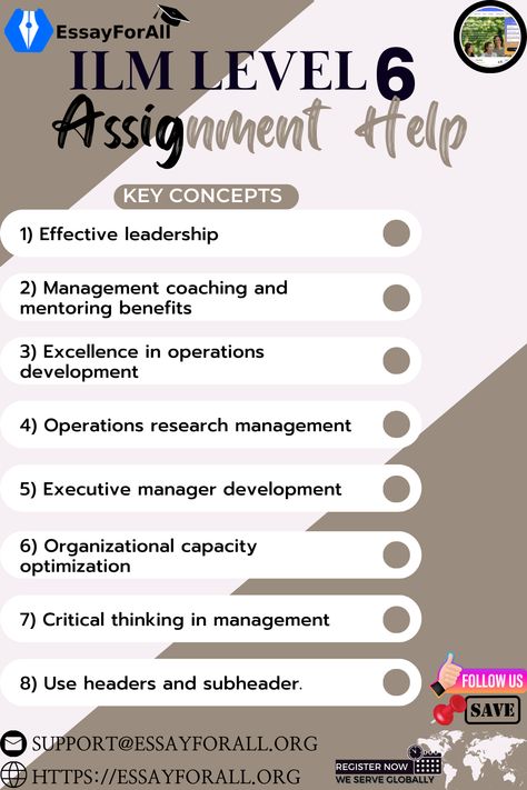 Contact our team for assistance if you need ILM Level 6 Assignment Help. Organizational Communication, Change Management, Assignment Help, Strategic Planning, Writing Services, Personal Development, Leadership, Coaching