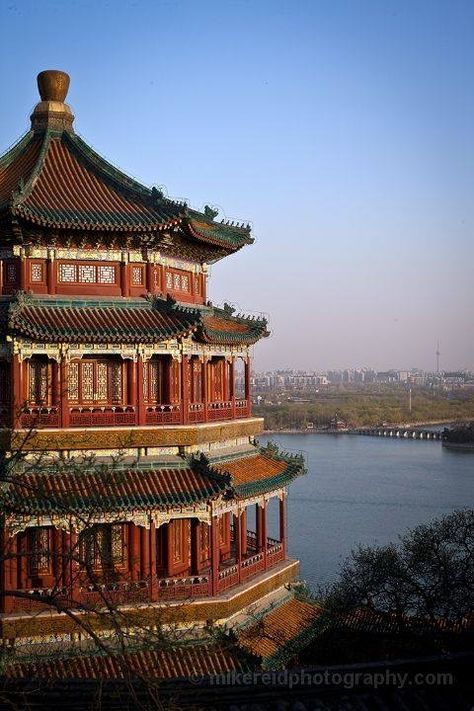 Chine Asian Palace, Summer Palace Beijing, The Summer Palace, Chinese Palace, Chinese Pagoda, Ancient Chinese Architecture, China Beijing, Asian Architecture, Summer Palace