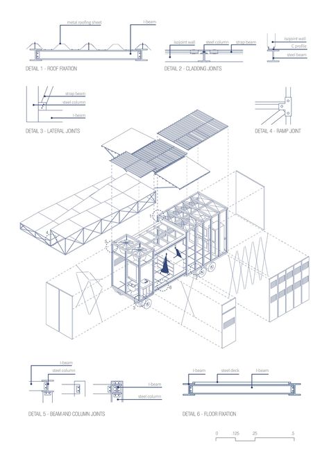 Meal Distribution Center | Behance Prefabricated Architecture Diagram, Architecture Structural Diagram, Detailed Section Architecture, Structure Diagram Architecture, Architecture Structure Diagram, Architecture Massing Model, Retrofit Architecture, Architecture Diagram Concept, Architecture Zoning