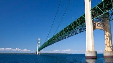 Better Above The Bridge St Ignace Michigan, Things To Do In Michigan, Hiawatha National Forest, Ultimate Summer Bucket List, American Festivals, Michigan Vacations, Mackinac Bridge, Lake Huron, Summer Bucket List